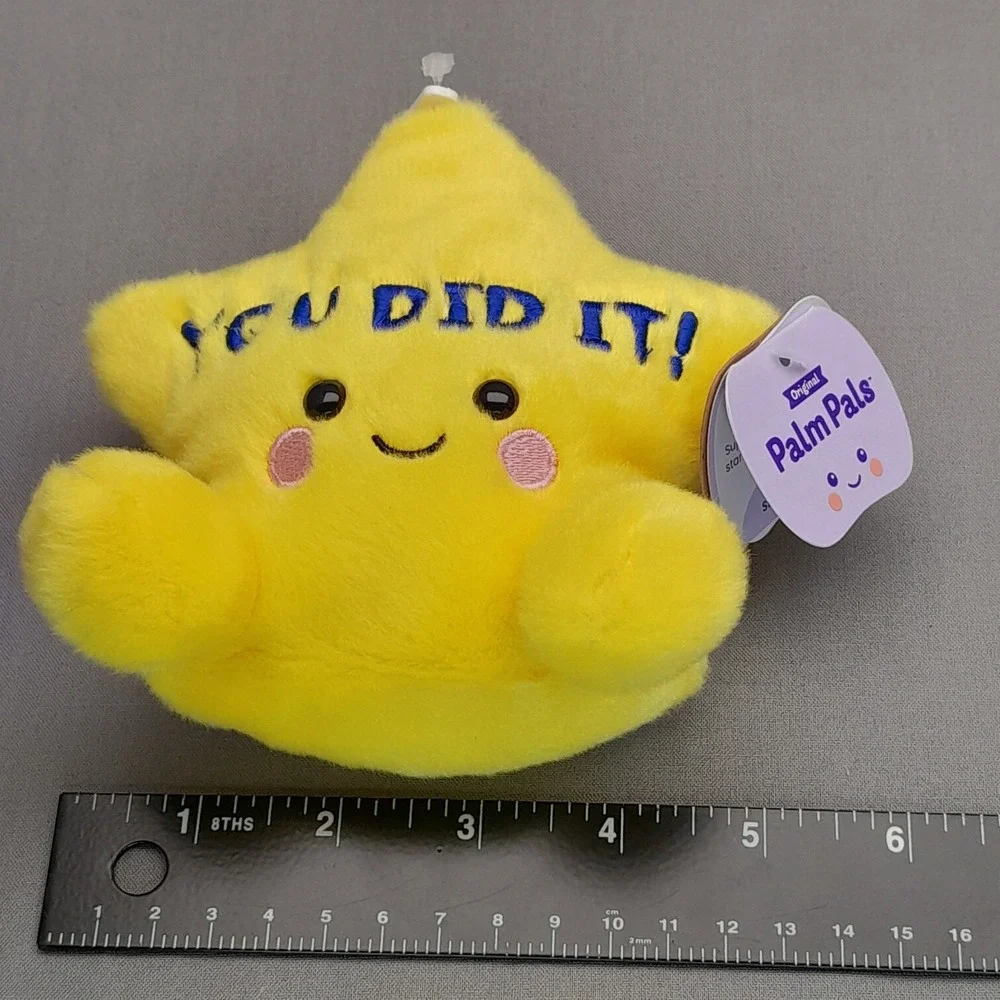 Palm Pals You Did It Star Yellow Plush Seasonal Achievement Gift 1-610 NWT 5